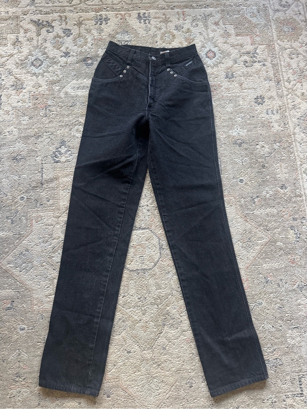 Rockies Black Straight Leg Jeans